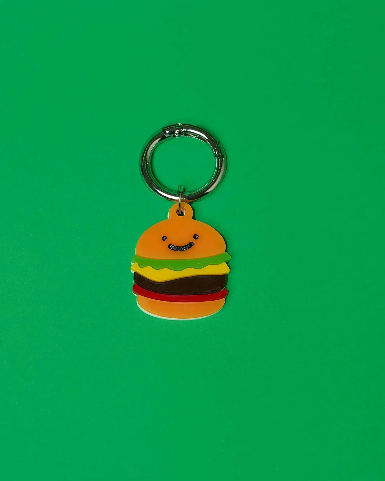 Hamburger Dog Collar Charm