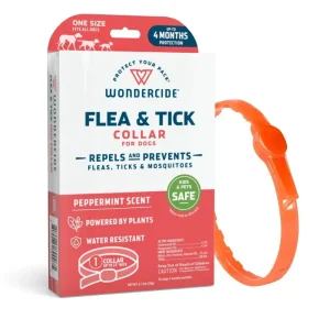 Natural Essential Oils Flea + Tick Collar for Dogs