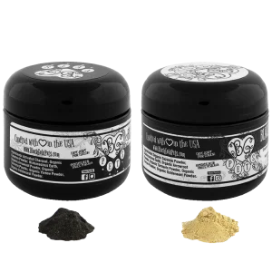 2oz Black Gold Powder 2 Pack (1 Black - 1 Blonde) by Black Gold Pets