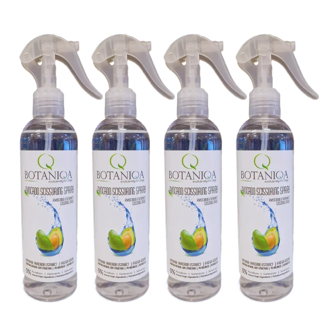Avocado Scissoring Spray 8oz Set of 4 by Botaniqa