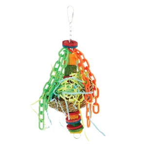 All Living Things® Goodie Basket Bird Toy - Foraging Bird Toy for Small Pet Birds