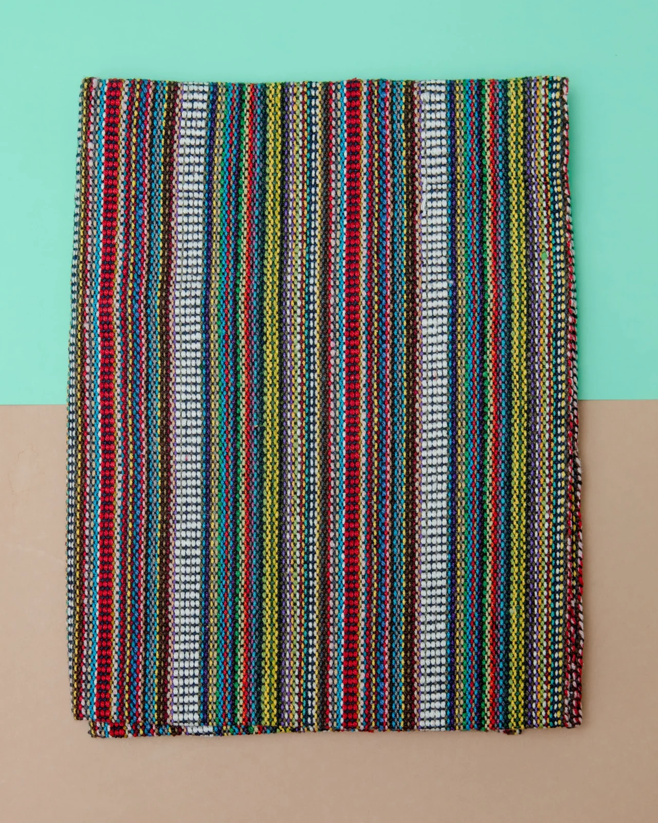 Bohemian Multi-Color Woven Cotton Dog Sling <> - Image 2