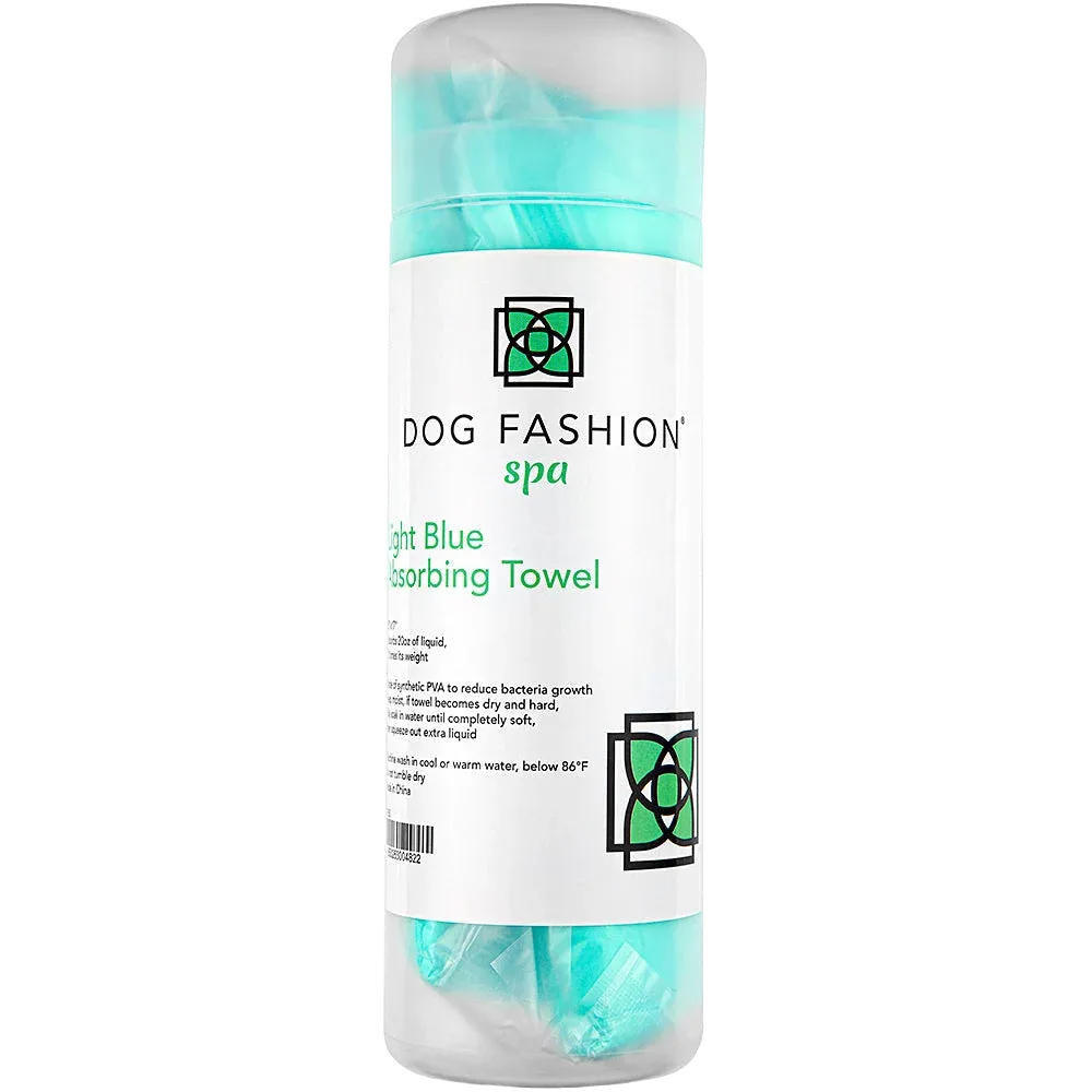 Absorption Towel Light Blue by Dog Fashion Spa