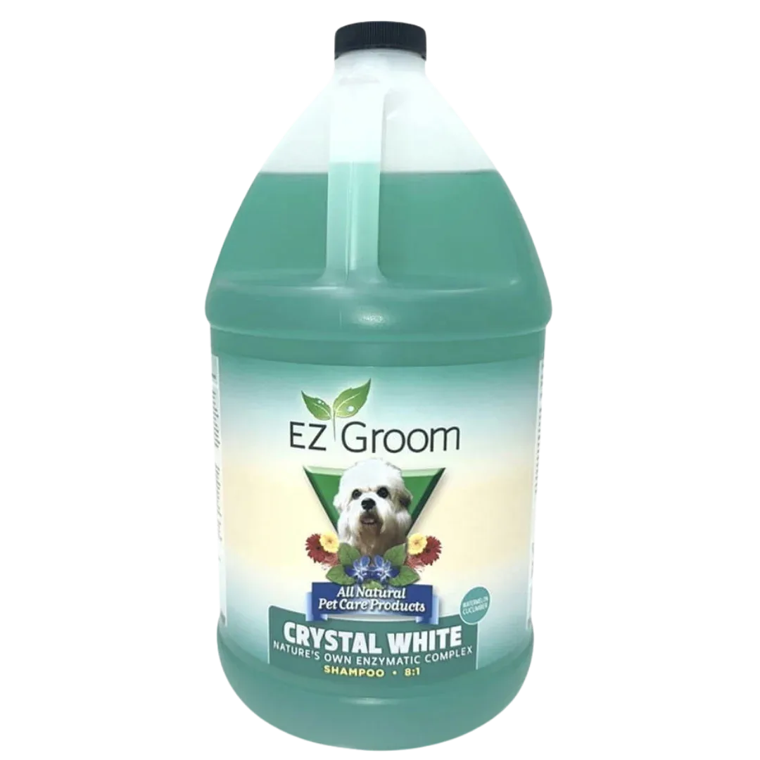 Crystal White Whitening Shampoo 1 Gallon by EZ-Groom