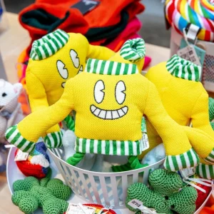 Sweater Guy Squeaky Dog Toy