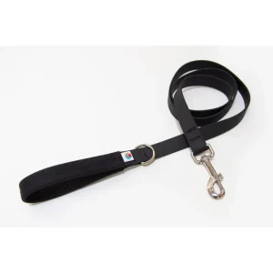 Funston Dog Leash in Black Biothane