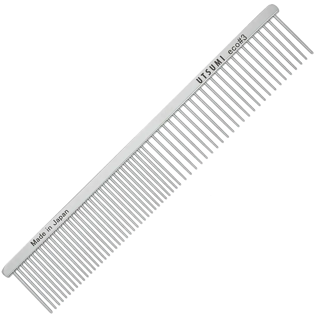 7.5" ECO #3 Comb Silver by Utsumi