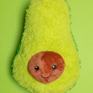 Avocado Squeaky Plush Dog Toy
