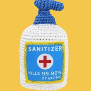 Hand Sanitizer Organic Knit Dog Toy (FINAL SALE)