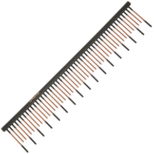 7.5" Hex Spine Deshed Ionic Tip Comb by Aussie Dog
