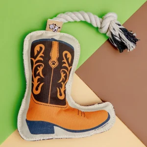 Cowboy Boot Rope Dog Toy