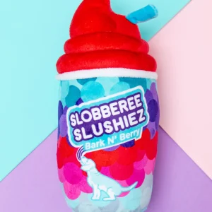 Slobberee Slushiez Crinkle + Squeak Plush Dog Toy (FINAL SALE)