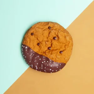 Chocolate Dipped Cookie Latex Squeaky Dog Toy