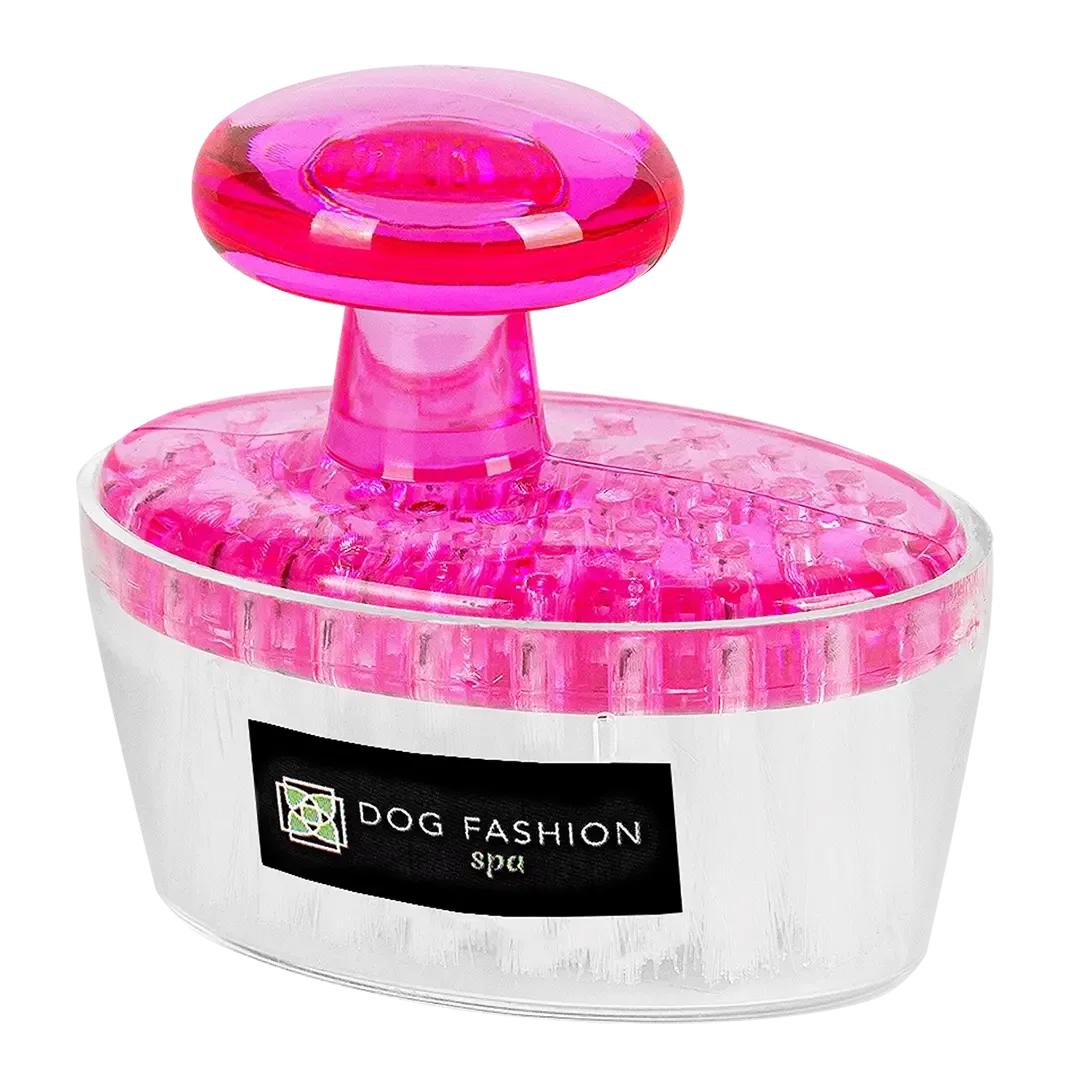 Pink Face and Paw Brush by Dog Fashion Spa