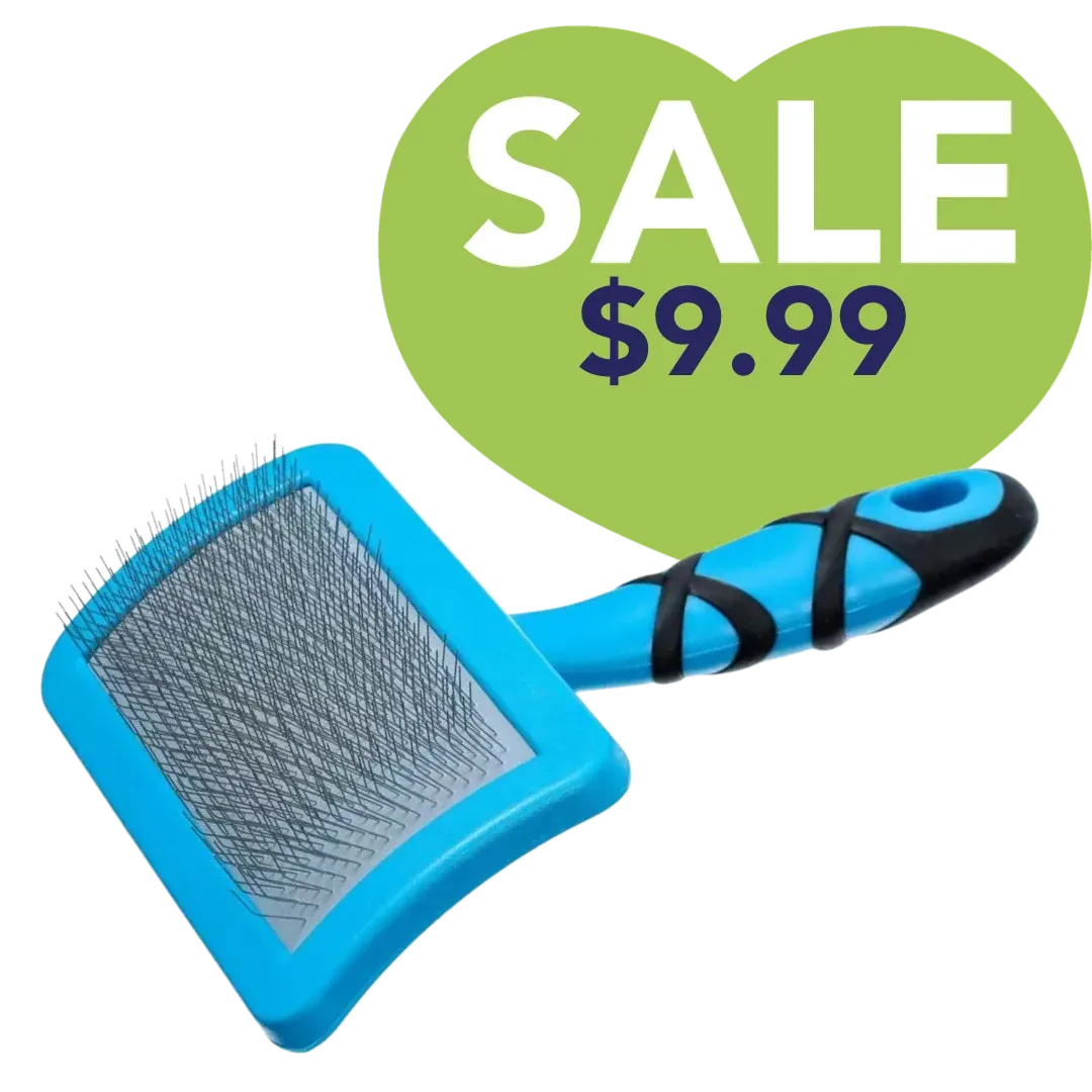 Curved Soft Slicker Brush Small by Groom Professional