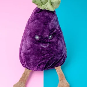 The Purple Eggplant Plush Dog Toy (FINAL SALE)
