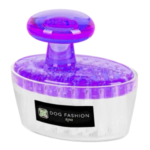Purple Face and Paw Brush by Dog Fashion Spa