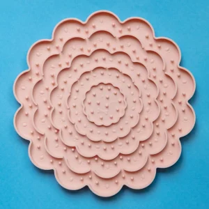 Silicone Dog Lick Mat in Pink
