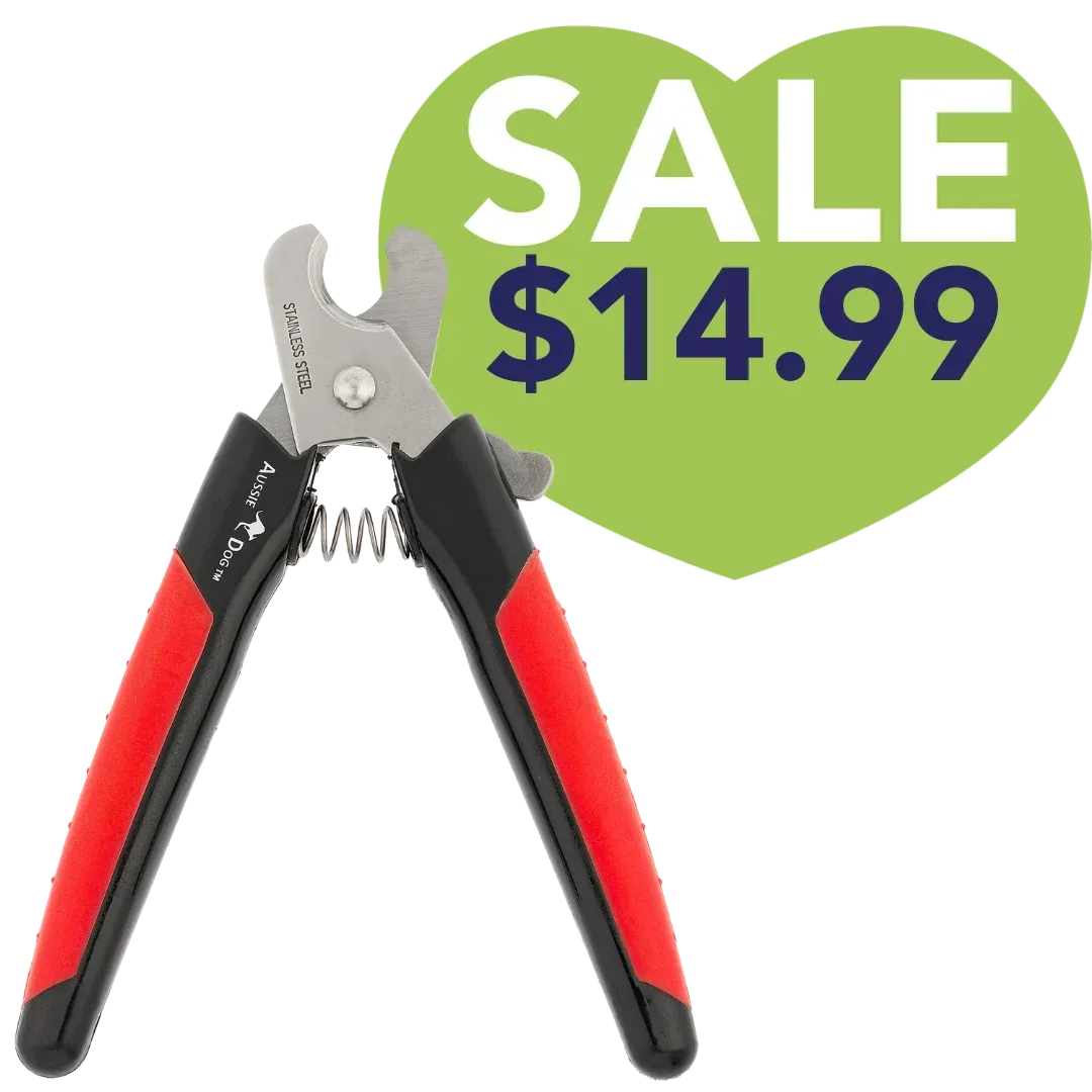 Nail Trimmer Black and Red by Aussie Dog