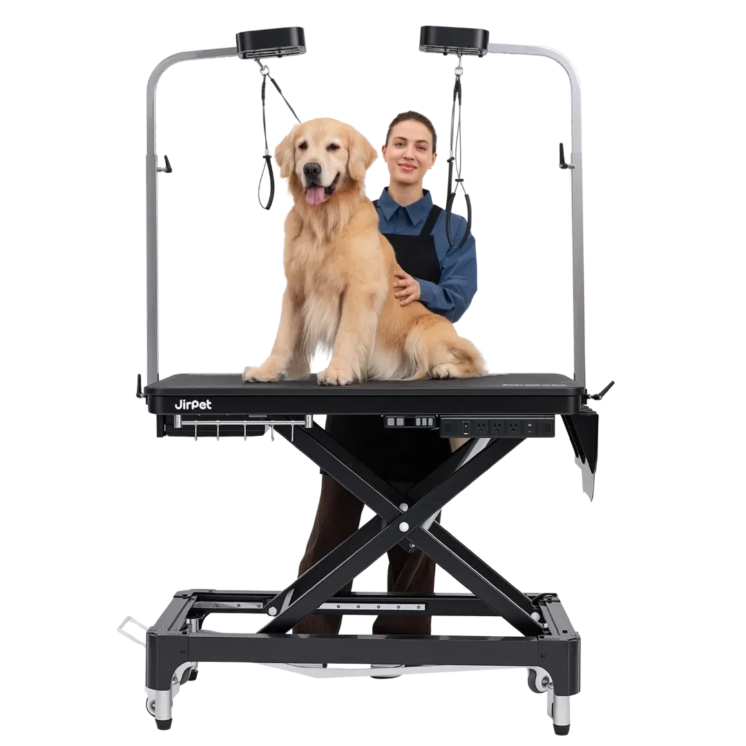 Atlas Electric Grooming Table with Adjustable Height & LED Arm by Jirpet - Image 2
