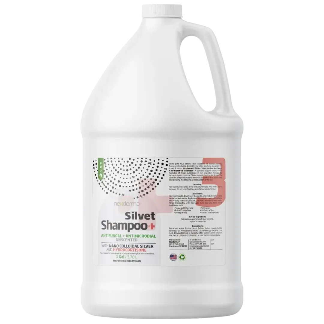 Unscented Hydrocortisone Shampoo Gallon by Nexderma