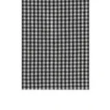 Noir Gingham Dog Bed