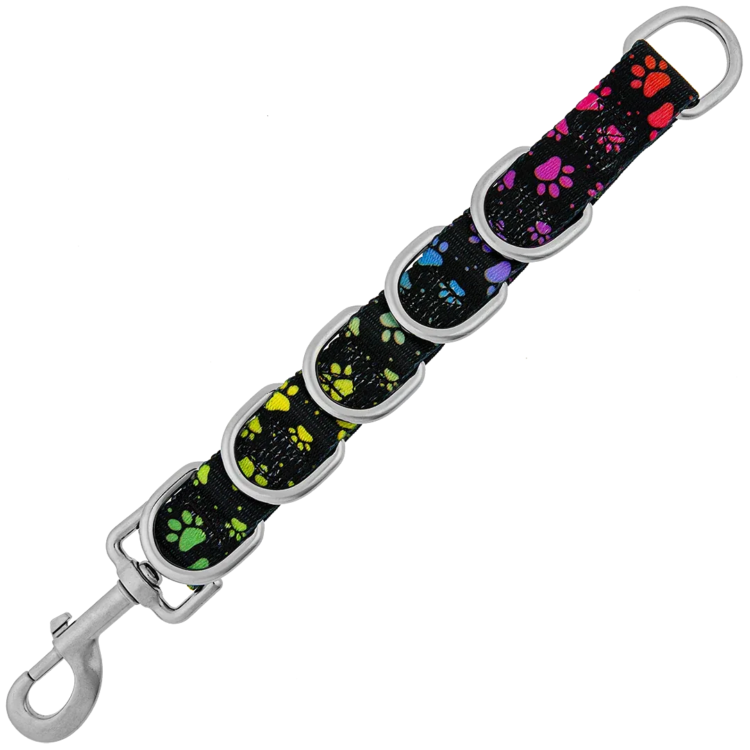 Extenders Rainbow Pretty Paws Regular Snap Single Sided by Groom Loop