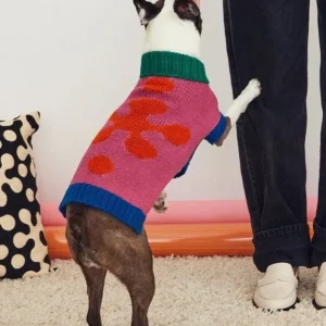 Flower Dog Sweater (FINAL SALE)