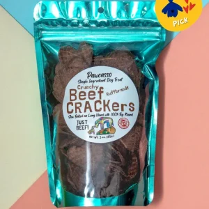 Crunchy Beef Crackers Dog Treats (Made in the USA)