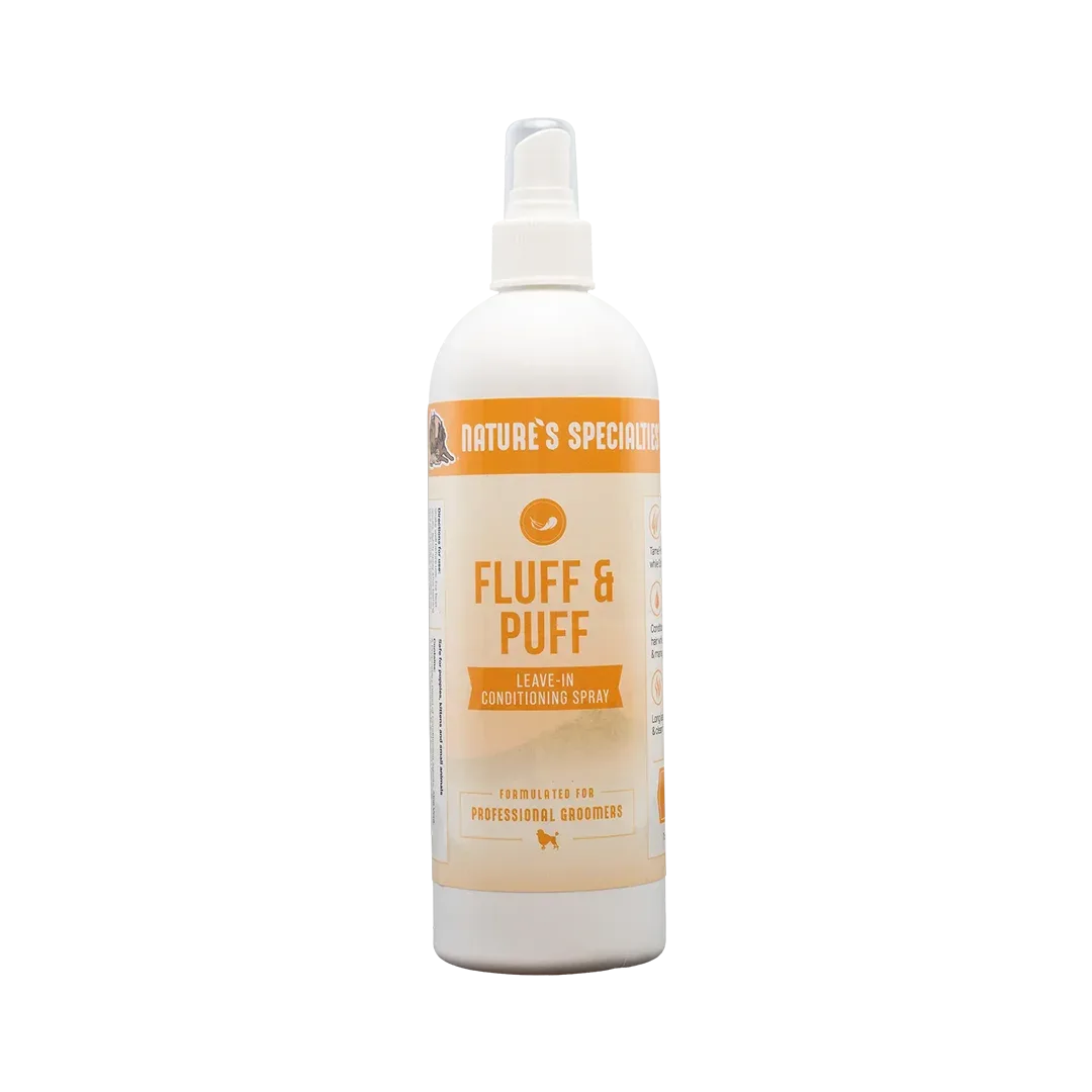 Fluff & Puff Re-moisturizing Spray 16oz by Nature's Specialties