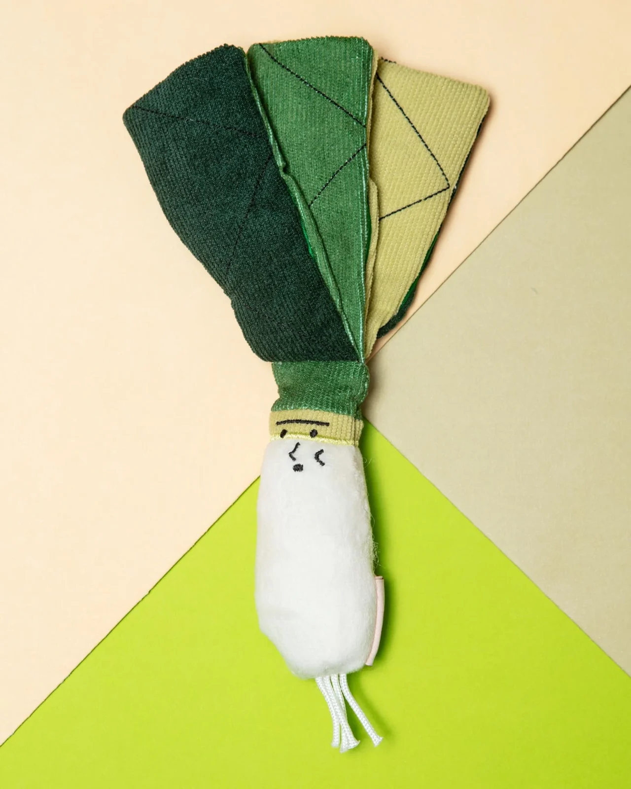 Green Onion Nosework Dog Toy