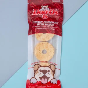 Bacon Cheesy Chompers Dog Treats (Made in the USA)