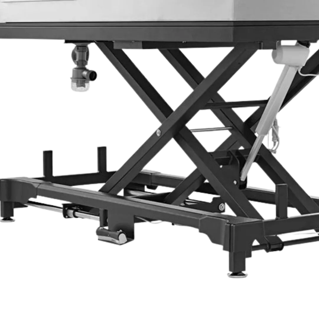 60" Dog Grooming Electric Tub with Sliding Door Black by Waggz - Image 2