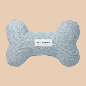 Upcycled Denim Bone Dog Squeaky Toy (Made in the USA) (FINAL SALE)