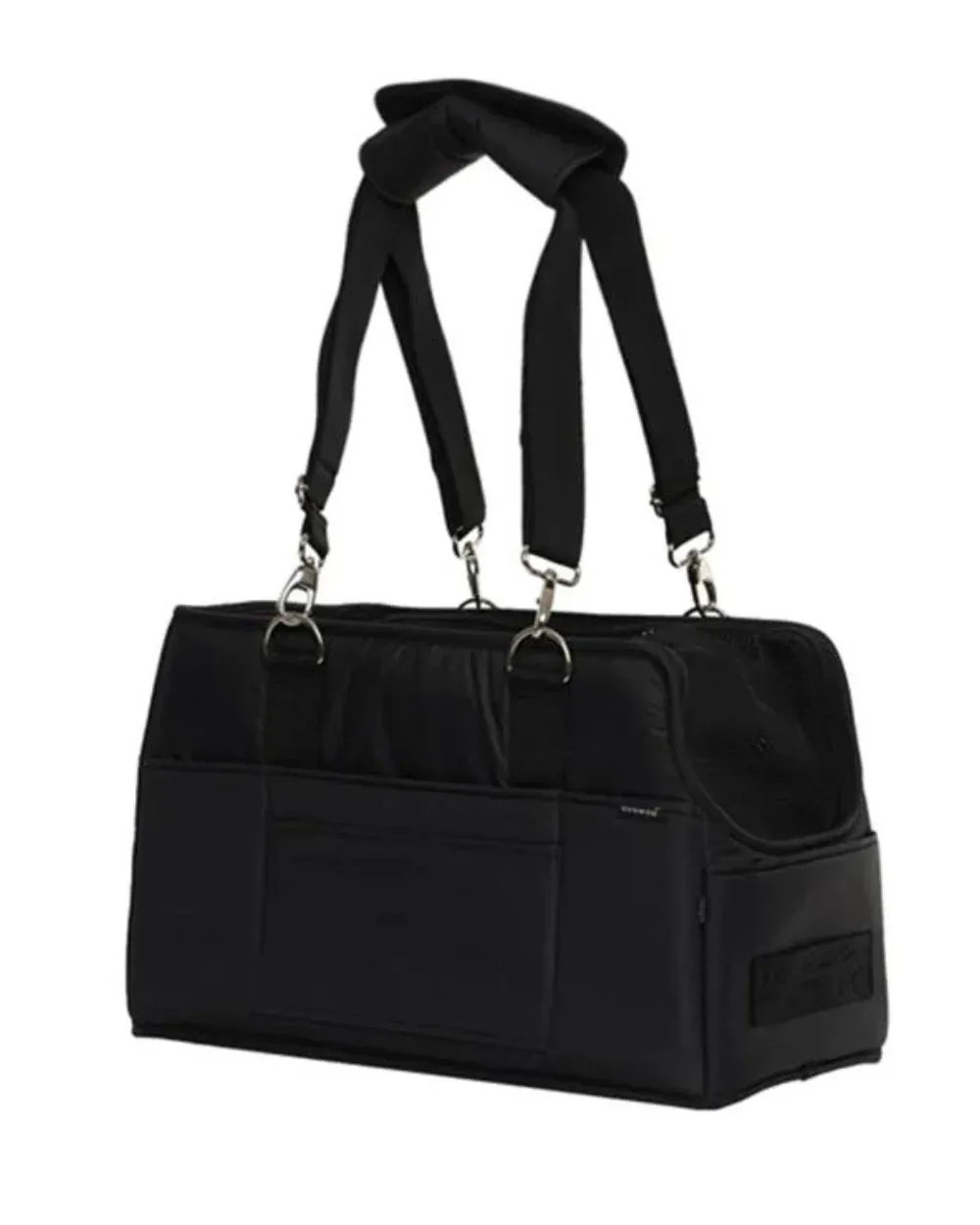 Adjustable Strap Dog Carrier Bag in Black (FINAL SALE)