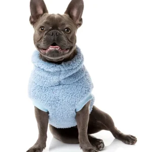 Turtle Teddy Dog Fleece in Washed Blue (FINAL SALE)