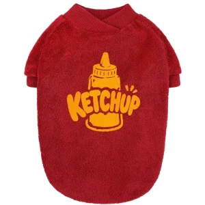 Sauce Tee for Dogs (in Ketchup)