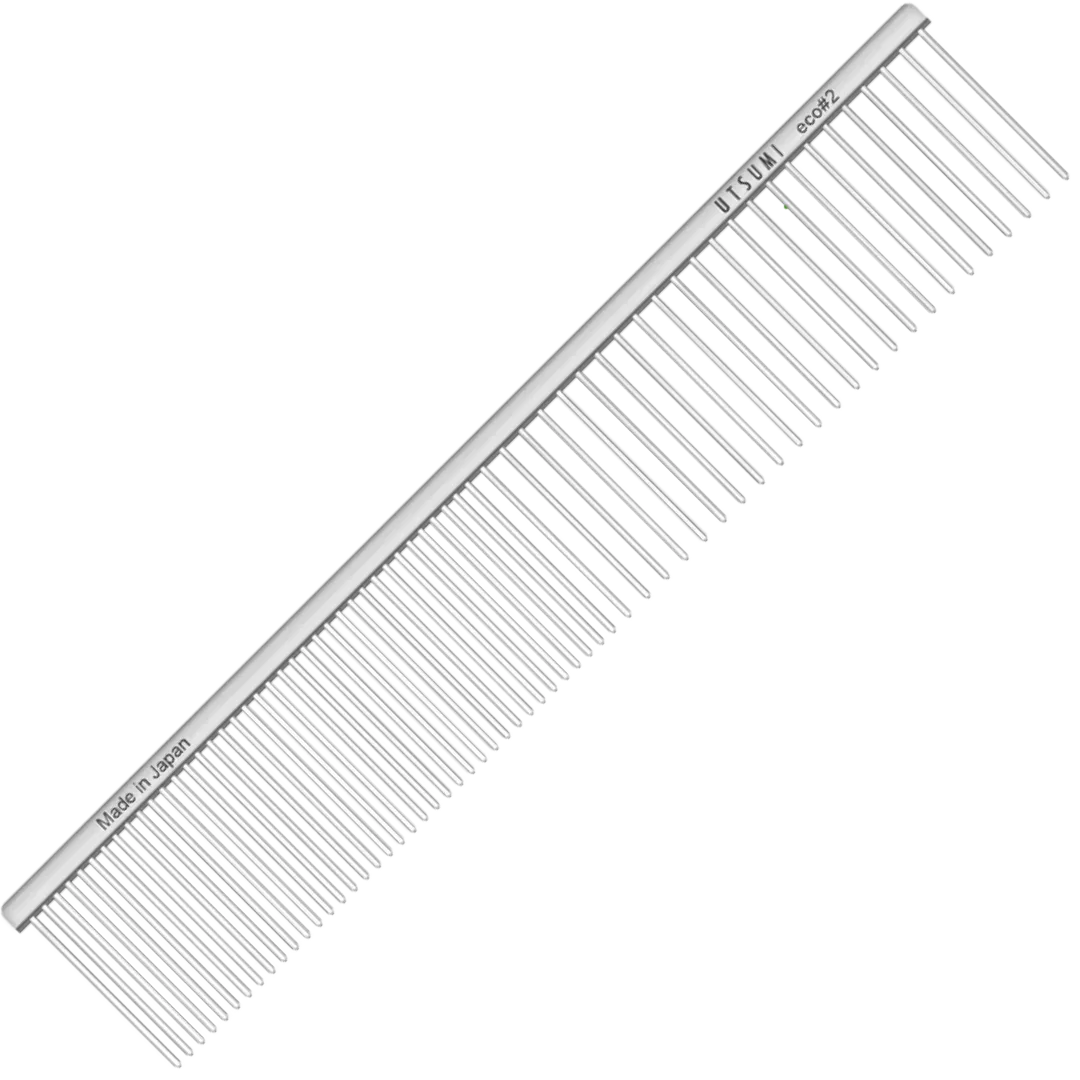 9.6" ECO #2 Comb Silver by Utsumi