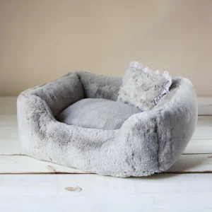 The Divine Dog Bed in Grey (Custom/Direct-Ship) (Made in the USA)