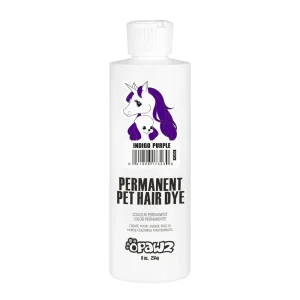 Permanent Dog Hair Dye Indigo Purple 8oz by Opawz