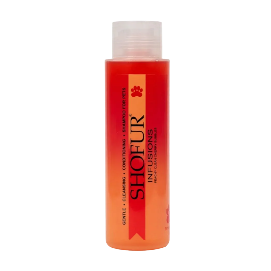 Shofur Infusions All-in-One Shampoo Peachy Clean Cherry Bubbles 18oz by Best Shot - Image 2