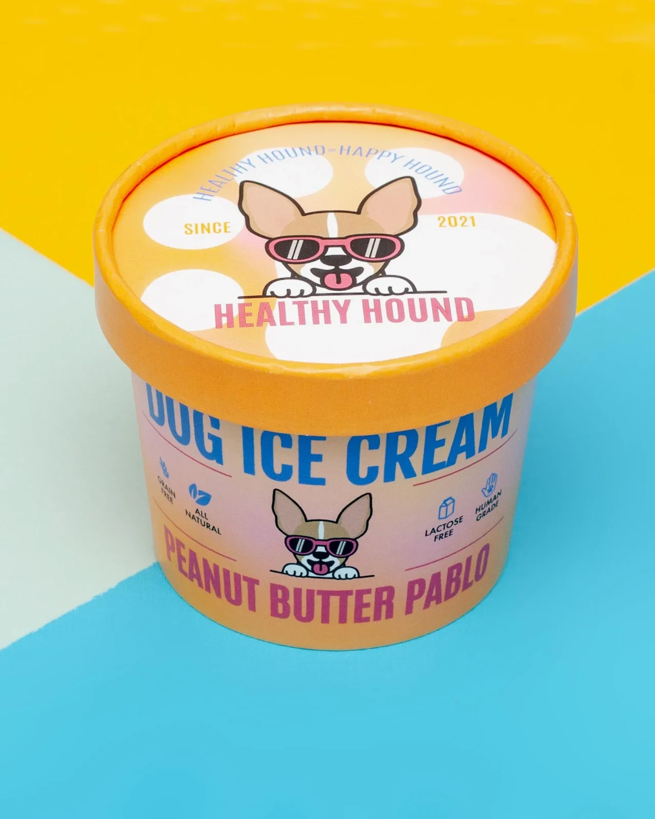 Peanut Butter Pablo Human Grade Dog Ice Cream Mix (Lactose-Free) - Image 2