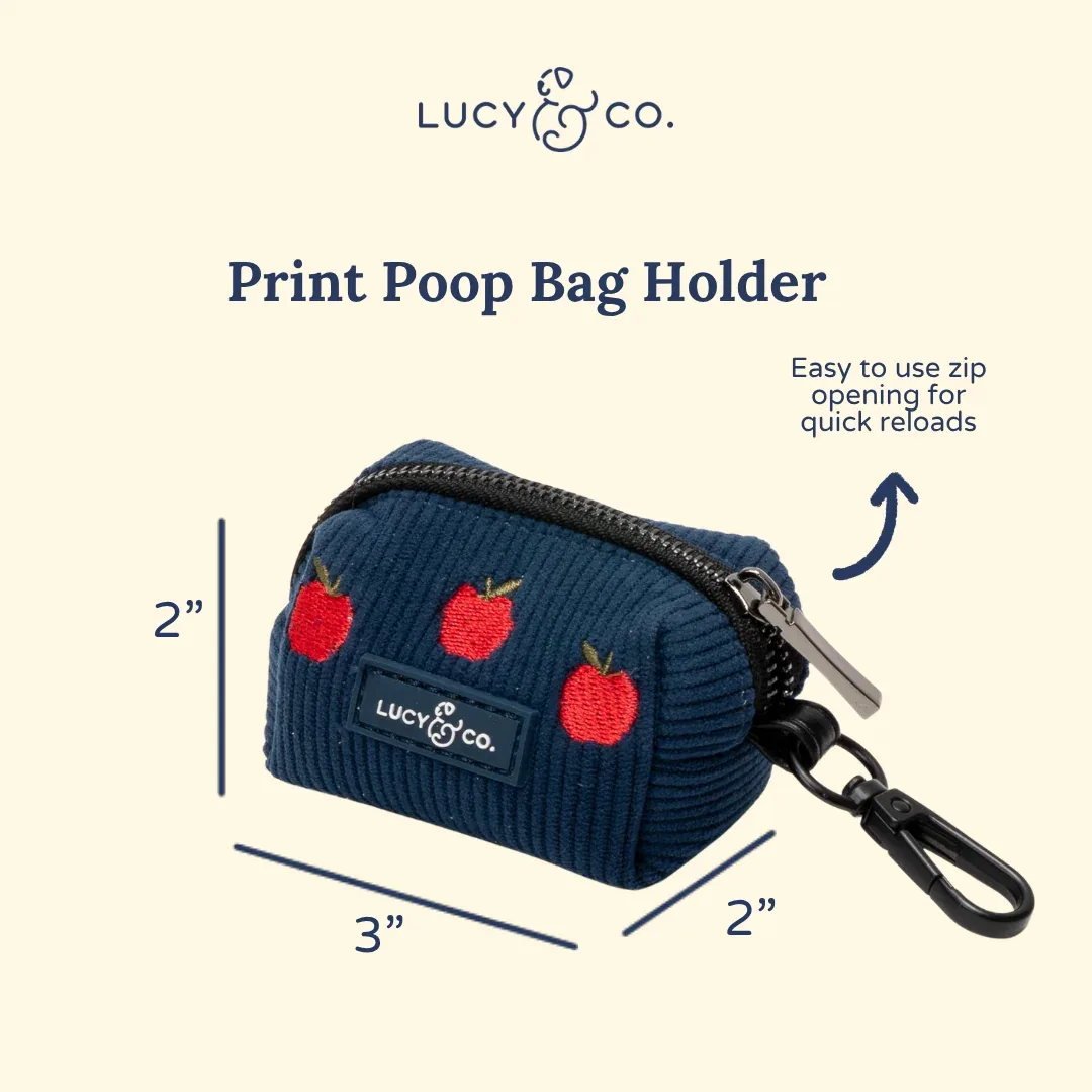 Appley Ever After Corduroy Poop Bag Holder - Image 2