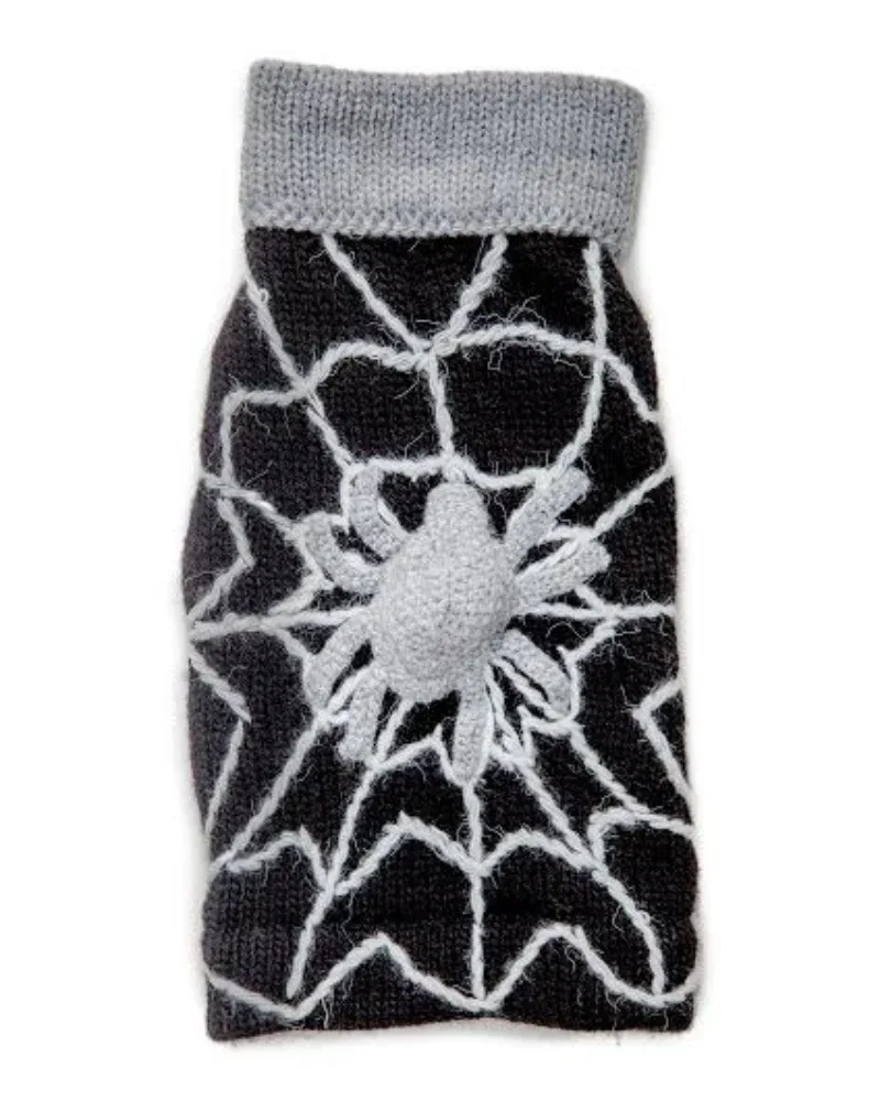Spooky Spider Handknit Dog Sweater - Image 2
