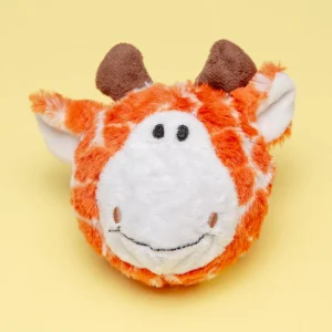 Ez Squeaky Giraffe Ball Dog Toy (4")