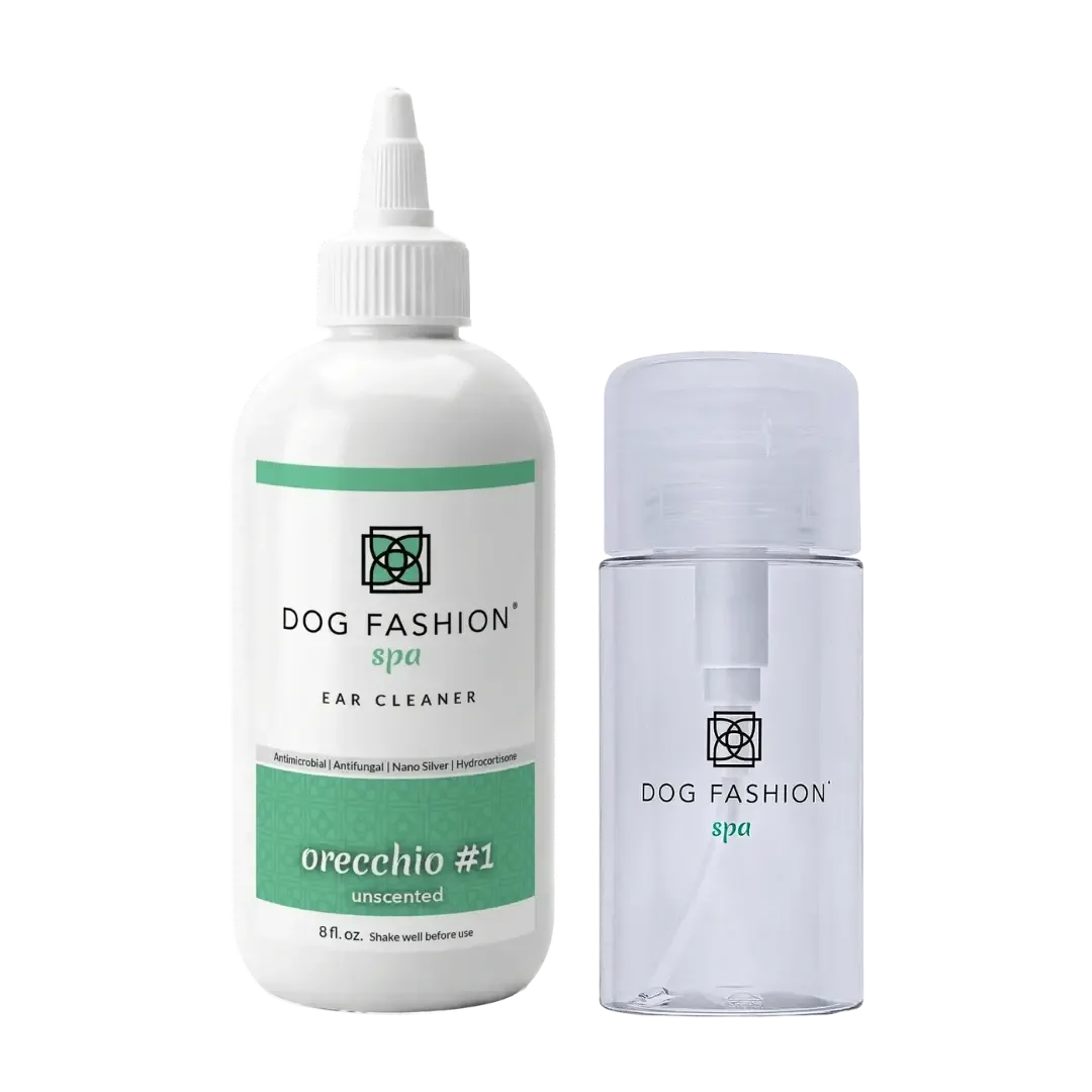 Orecchio #1 Unscented Ear Cleaner 8oz with Ear Cleaner Bottle by Dog Fashion Spa - Image 2