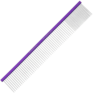 9.5" 80/20 Purple Poodle Comb by PetStore.Direct