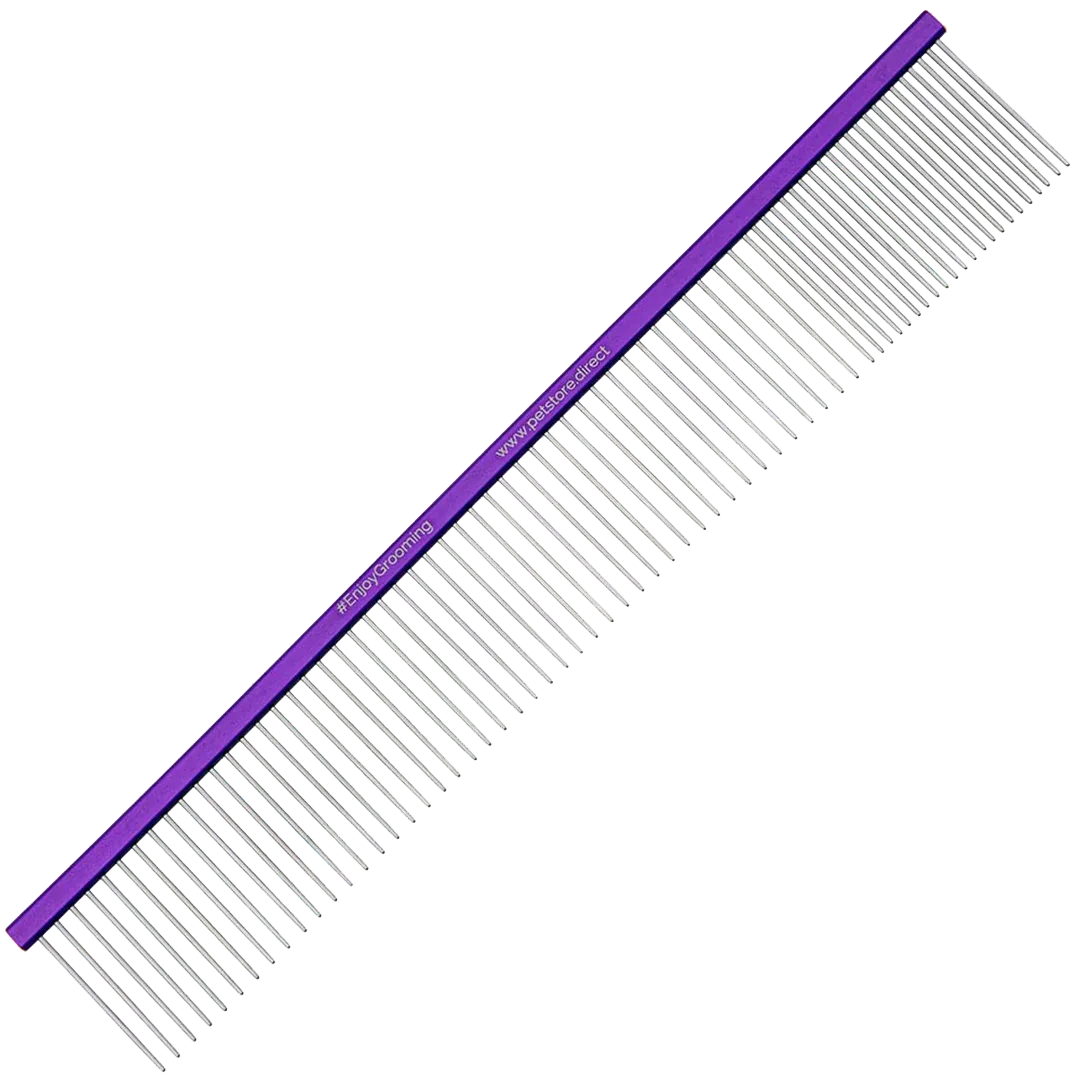 9.5" 80/20 Purple Poodle Comb by PetStore.Direct