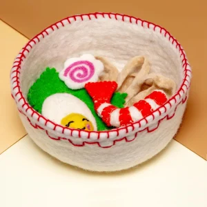 Wool Ramen Bowl Dog Toy