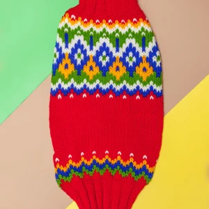 Festive Fairisle Dog Sweater <>